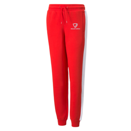 Activewear Ribbed Jogger Pants front view with striped design and ribbed cuffs by Regar Impex