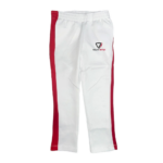 Athletic Side-Panel Track Pants front view with contrast stripe panel and open hem by Regar Impex