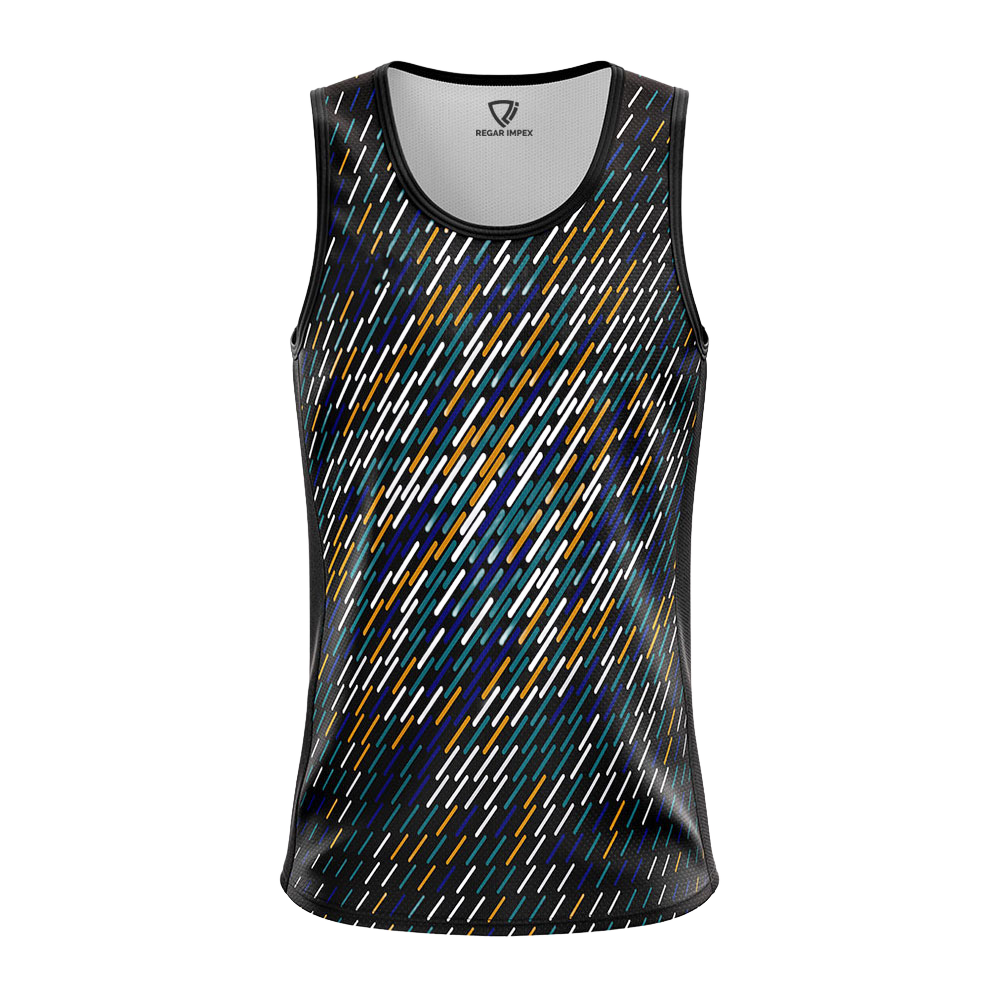 Active Graphic Training Tank Front View | Regar Impex Wholesale & OEM Active Graphic Training Tank front view for B2B by Regar Impex