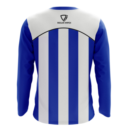 Active Quick-Dry Performance Shirt back view – long-sleeve crewneck sports shirt by Regar Impex, B2B sportswear manufacturer, wholesaler & bulk order provider for men, women, youth