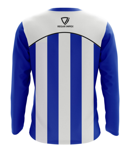 Active Quick-Dry Performance Shirt back view – long-sleeve crewneck sports shirt by Regar Impex, B2B sportswear manufacturer, wholesaler & bulk order provider for men, women, youth