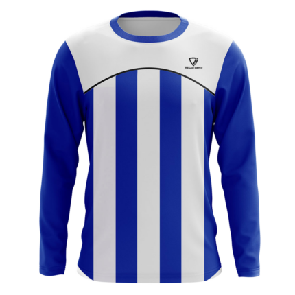 Active Quick-Dry Performance Shirt front view – long-sleeve crewneck sports shirt by Regar Impex, B2B sportswear manufacturer, wholesaler & bulk order provider for men, women, youth