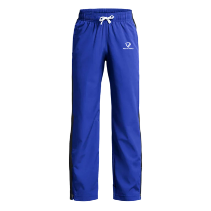 Activewear Sports Track Pants front view by Regar Impex – OEM manufacturing, Private Label, Bespoke Customization, bulk B2B production with polyester, poly-cotton and cotton options, open hem design