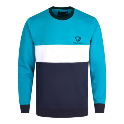 Athletic Color Block Sweatshirt (SW-SWT-004) front view by Regar Impex