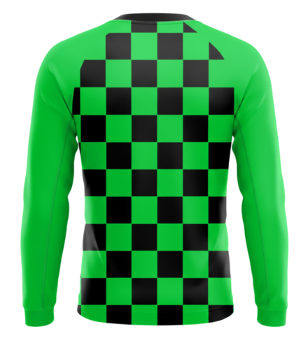 Athletic Dry-Fit Performance Shirt back view – long-sleeve crewneck sports shirt by Regar Impex, B2B sportswear manufacturer, wholesaler & bulk order provider for men, women, youth