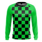 Athletic Dry-Fit Performance Shirt front view – long-sleeve crewneck sports shirt by Regar Impex, B2B sportswear manufacturer, wholesaler & bulk order provider for men, women, youth