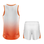 Back view of Athletic Graphic Tank Set for OEM, private label, and bulk B2B production by Regar Impex
