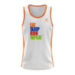 Athletic Quick Dry Print Tank front view for B2B by Regar Impex