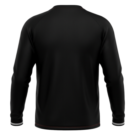 Athletic Sublimated Dry-Fit Performance Shirt back view – long-sleeve crewneck sports shirt by Regar Impex, B2B sportswear manufacturer, wholesaler & bulk order provider for men, women, youth