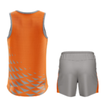 Back view of Athletic Sublimated Performance Tank Set for OEM and bulk B2B manufacturing by Regar Impex