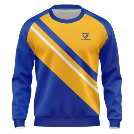 Athletic Sublimated Raglan Crewneck Sweatshirt SW-SWT-006 manufacturer for B2B bulk orders by Regar Impex