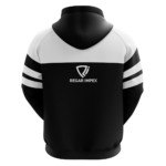 Front view of Curve-Panel Raglan Streetwear Hoodie (SW-HOD-001) featuring ergonomic OEM Manufacturing for B2B wholesalers; White Label ready for Private Label branding.