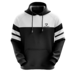 Front view of Curve-Panel Raglan Streetwear Hoodie (SW-HOD-001) featuring ergonomic OEM Manufacturing for B2B wholesalers; White Label ready for Private Label branding.
