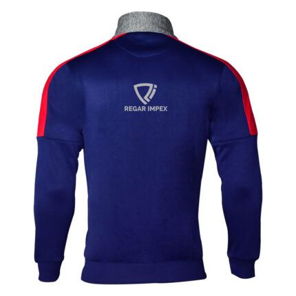 Regar Impex Double-Tone Full-Zip Jacket – Stylish Polyester Jacket with Modern Two-Tone Design