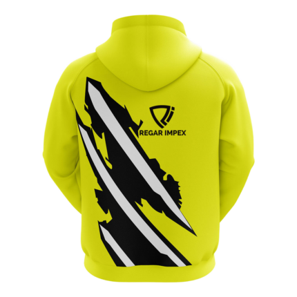 Back view of Regar Impex HD Sublimation Graphic Hoodie (SW-HOD-002) featuring a fade-resistant OEM Manufacturing solution, White Label ready and optimized for Private Labeling.