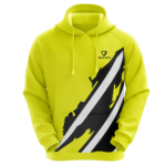 Front view of Regar Impex HD Sublimation Graphic Hoodie (SW-HOD-002) featuring specialized OEM Manufacturing for B2B wholesalers; White Label ready for Private Label digital prints.