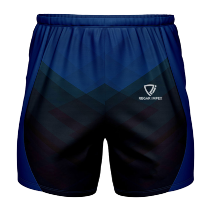 Lightweight Quick-Dry Activewear Shorts front view by Regar Impex – OEM manufacturing sports shorts, Private Label ready, bulk B2B production