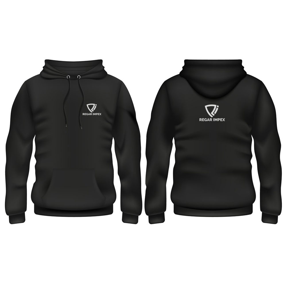 regar-impex-plain-black-pullover-hoodie Plain Black Pullover Hoodie by Regar Impex – Manufacturer