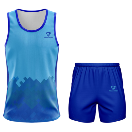 Front view of Print Performance Tank Set for OEM, private label, and bulk B2B orders by Regar Impex