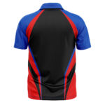 Pro Sublimated Fast Dry V-Neck T-Shirt (SW-TSH-008) back view B2B manufacturer