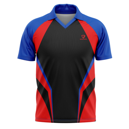 Pro Sublimated Fast Dry V-Neck T-Shirt (SW-TSH-008) front view B2B manufacturer