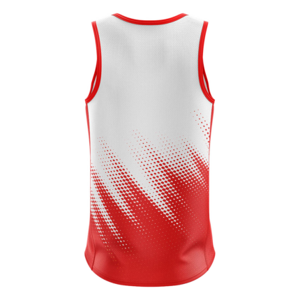 Pro Sublimated Performance Tank back view by Regar Impex
