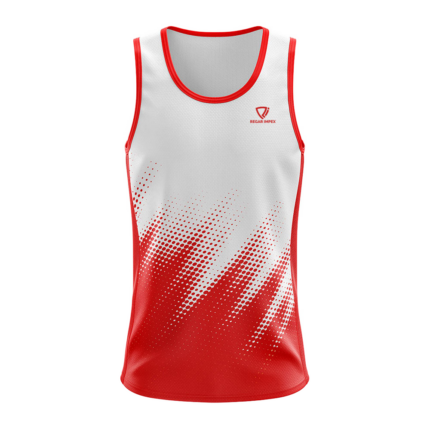 Pro Sublimated Performance Tank front view by Regar Impex