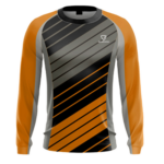 Professional Sublimated Athletic Shirt front view – long-sleeve crewneck sports shirt by Regar Impex, B2B sportswear manufacturer, wholesaler & bulk order provider for men, women, youth
