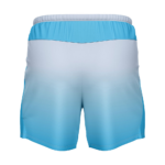 Quick-Dry Sublimated Performance Shorts back view by Regar Impex – Sportswear Exporter, OEM manufacturing, Private Label, bulk B2B production