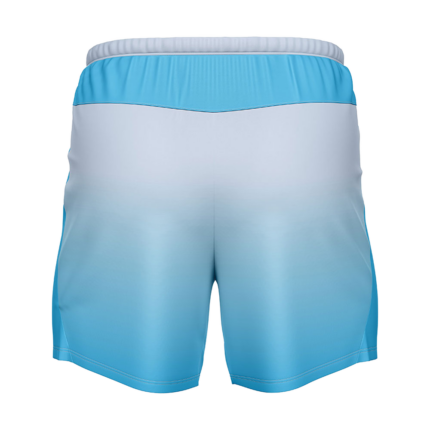 Quick-Dry Sublimated Performance Shorts back view by Regar Impex – Sportswear Exporter, OEM manufacturing, Private Label, bulk B2B production