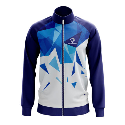 Front view of Sublimation Full-Zip Jacket – Premium Manufacturing by Regar Impex