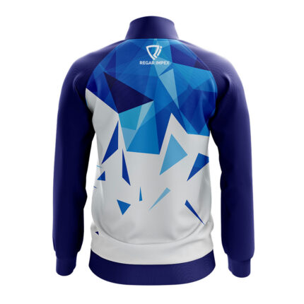 Back view of Sublimation Full-Zip Jacket – Premium Manufacturing by Regar Impex