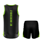 Training Sublimated Tank Set back view for B2B by Regar Impex