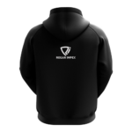 Back view of Regar Impex Tri-Panel Raglan Crest Hoodie (SW-HOD-004) featuring a panel-engineered OEM Manufacturing solution, White Label ready and built for high-volume scalability.