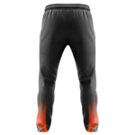 Dry-Fit Printed Sports Pants back view by Regar Impex – Sportswear Exporter, OEM/ODM production, Private Label, bulk B2B production