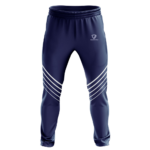 Dry-Fit Sublimated Track Pants back view by Regar Impex – Sportswear Exporter, OEM/ODM production, Private Label, bulk B2B production