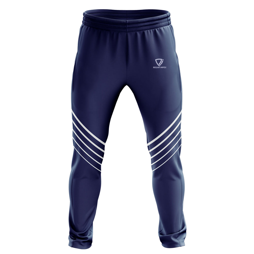 Dry-Fit Sublimated Track Pants Back View | Regar Impex Dry-Fit Sublimated Track Pants back view by Regar Impex – Sportswear Exporter, OEM/ODM production, Private Label, bulk B2B production