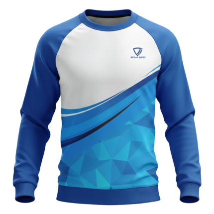 Performance Sublimated Raglan Crewneck Sweatshirt SW-SWT-009 manufacturer for B2B bulk orders by Regar Impex