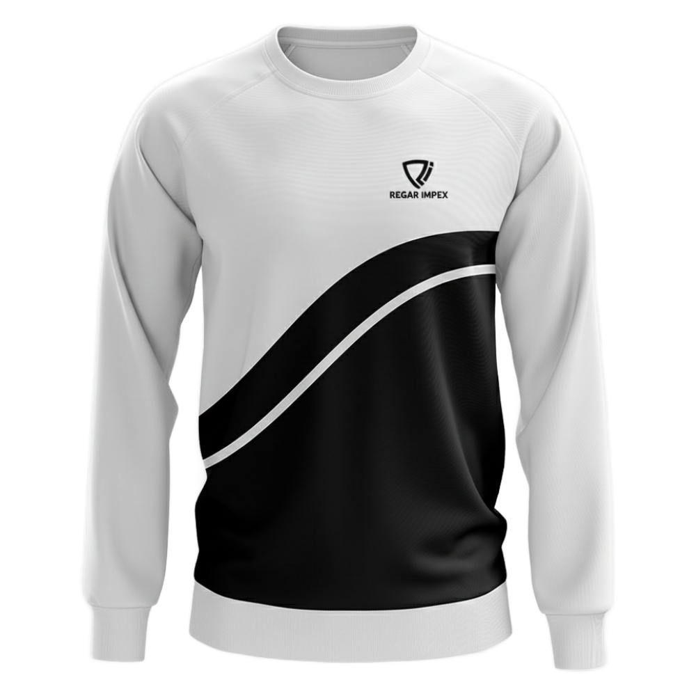 Sublimated Active Crewneck Sweatshirt SW-SWT-008 Manufacturer | Regar Impex Sublimated Active Crewneck Sweatshirt SW-SWT-008 manufacturer for B2B bulk orders by Regar Impex
